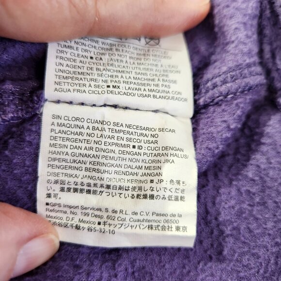 Old Navy Purple Active Womens Cocoon Pullover Sweatshirt Womens Plus Size XXL - Picture 14 of 16
